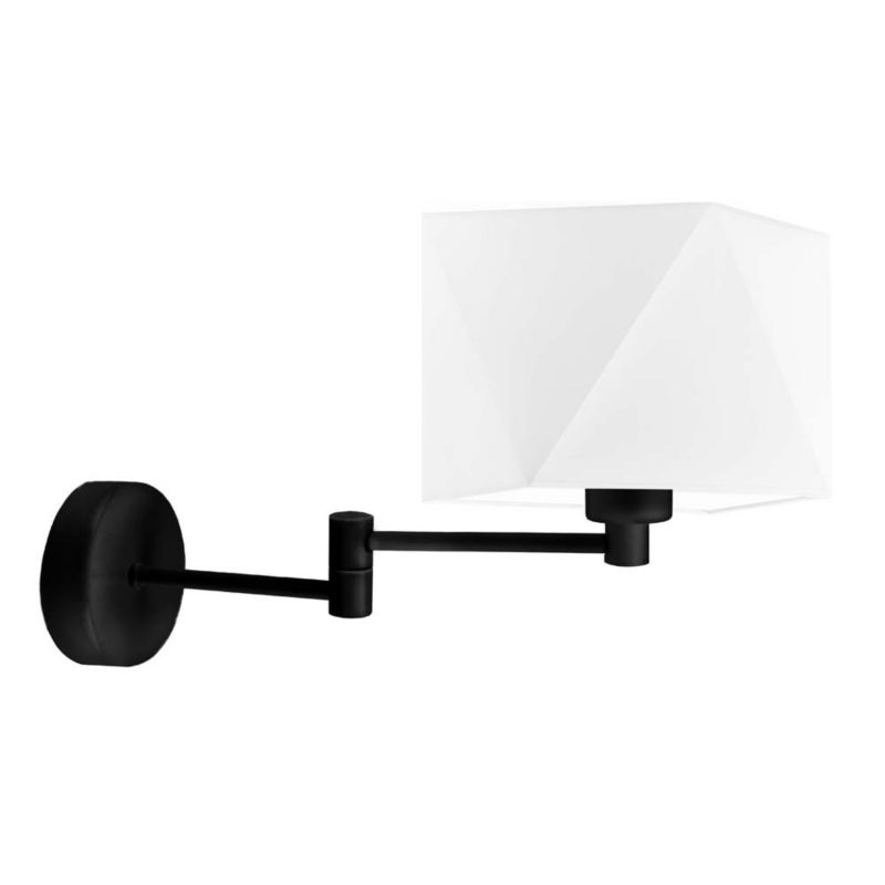 Kinkiet Volta Light Factory Burne Czarny/Biały Abażur 1xE27 1szt.