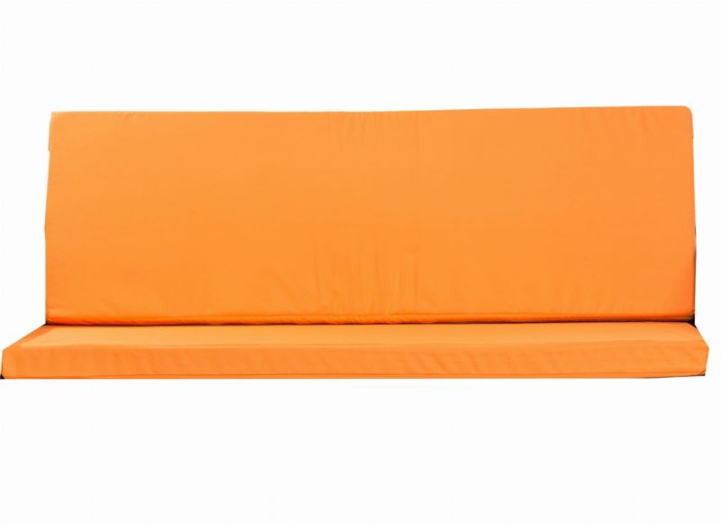 Poduszka ogrodowa na huśtawkę, Setgarden, 110x60x50cm, pomarańczowa poduszka ogrdowa na ławkę zdejmowany pokrowiec, 1szt