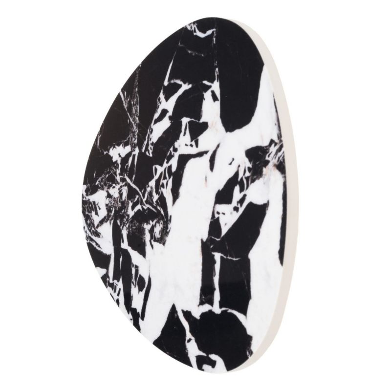 Kinkiet ścienny kamień naturalny Maxlight MARBLES czarno-biały LED 10W biały ciepły 3000K 422lm IP20 - 1 szt.