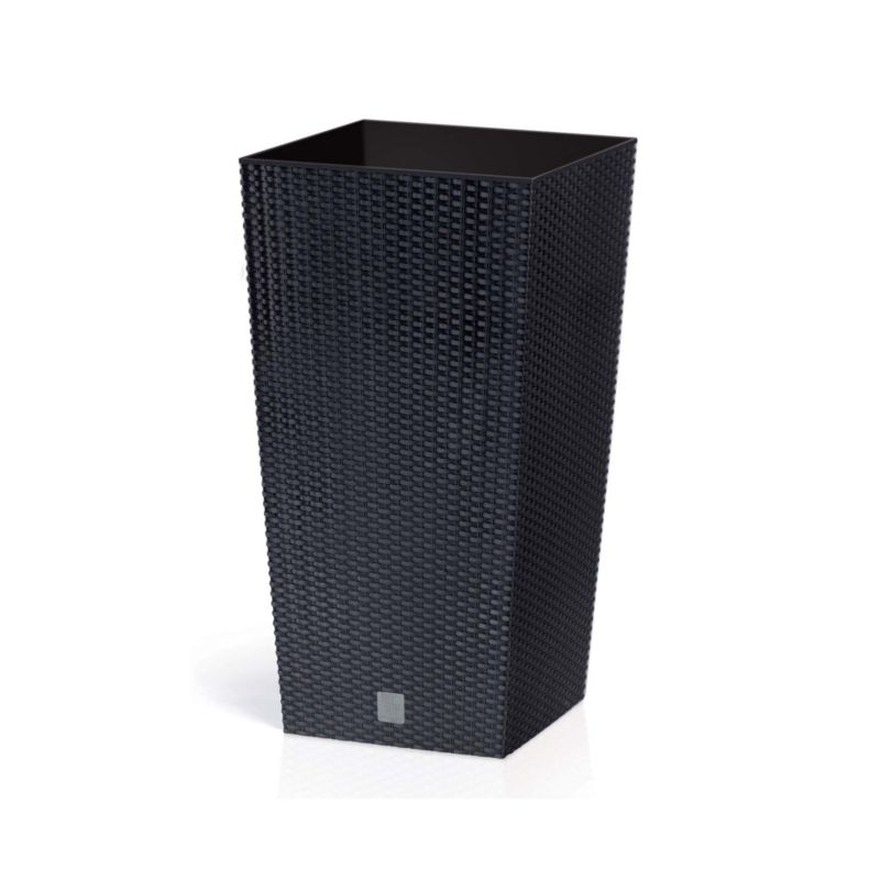 Doniczka Ogrodowa EDANTI Rattan Wysoka Kwadratowa Wkład 45 cm 1 szt.