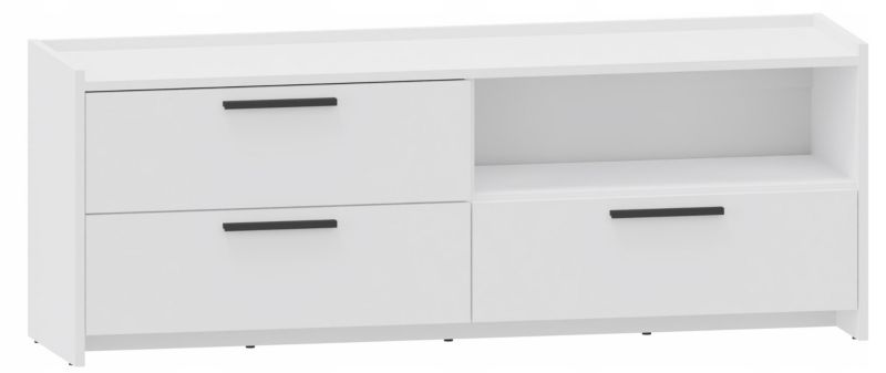 Szafka Matkam stolik ALTIVO RTV 135 3FO biały 1 szt.