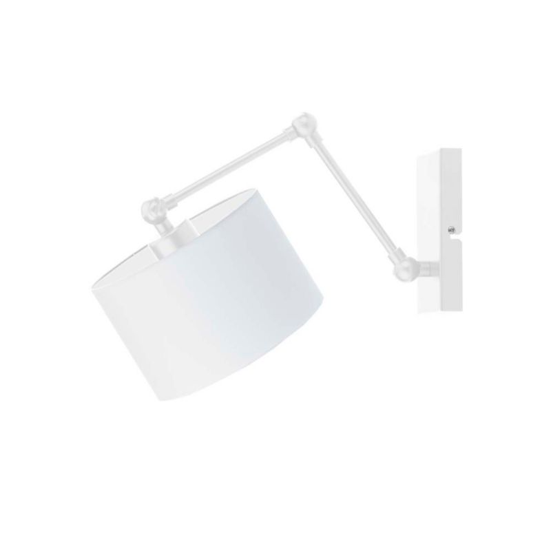 Kinkiet Volta Light Factory Soul Biały/Biały Abażur 1xE27 1szt.