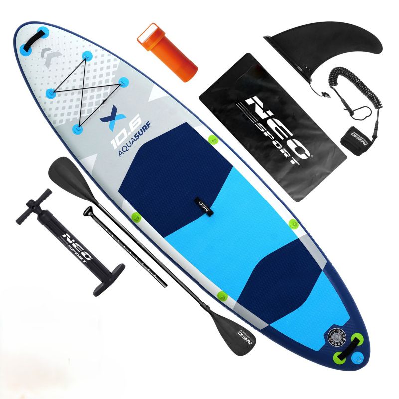 Deska SUP Neo-Sport do pływania stand up paddle Aquasurf 320cm pompowana zestaw 1 szt.