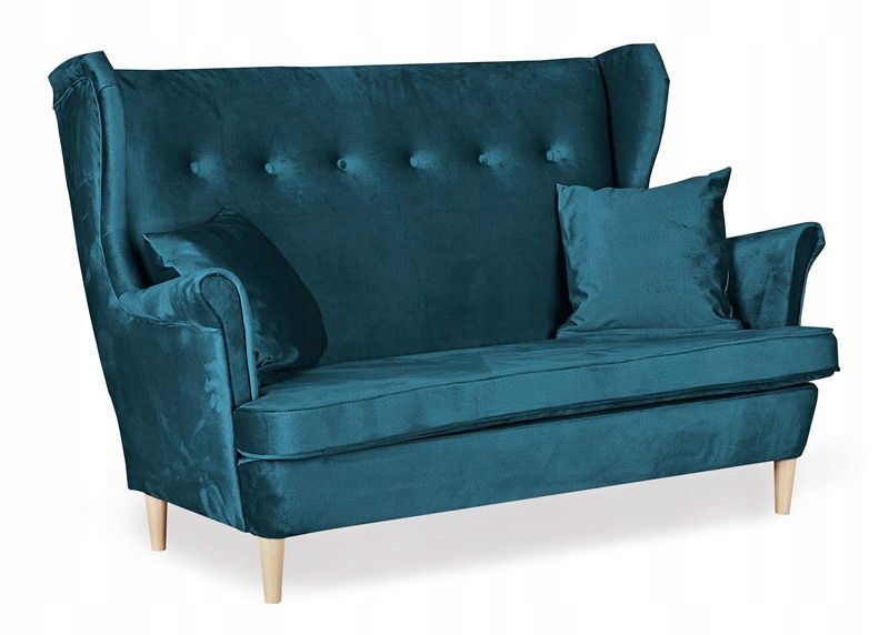 Sofa kanapa uszak do salonu nierozkładana Family Meble ARI niebieski 1szt