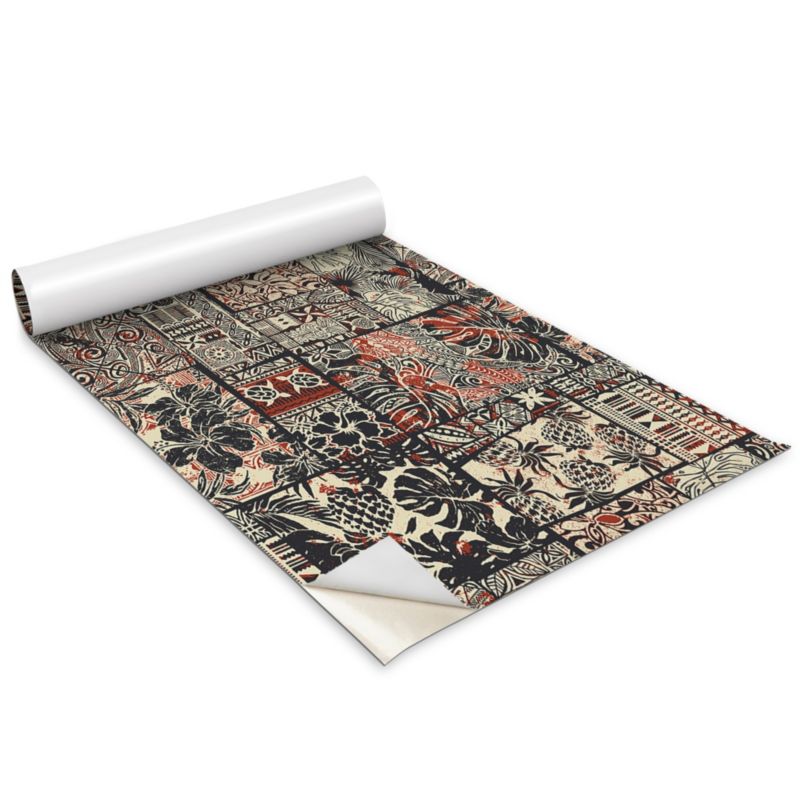 Okleina Meblowa Wallfluent 100x50 cm Aztecki wzór Monstery Folia Na Meble I Szafki 1 rol.