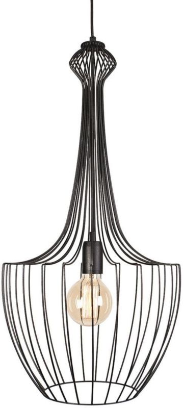 Lampa sufitowa wisząca Nowodvorski Lighting Luksor czarna wym: 126 x 37 x 37 cm 1xE27 x 60W 1 szt.