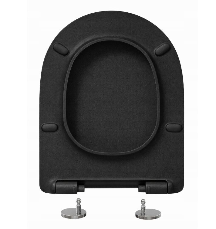 Deska sedesowa Ramm wolnoopadająca do Roca Meridian Nexo Debba czarny mat 1szt