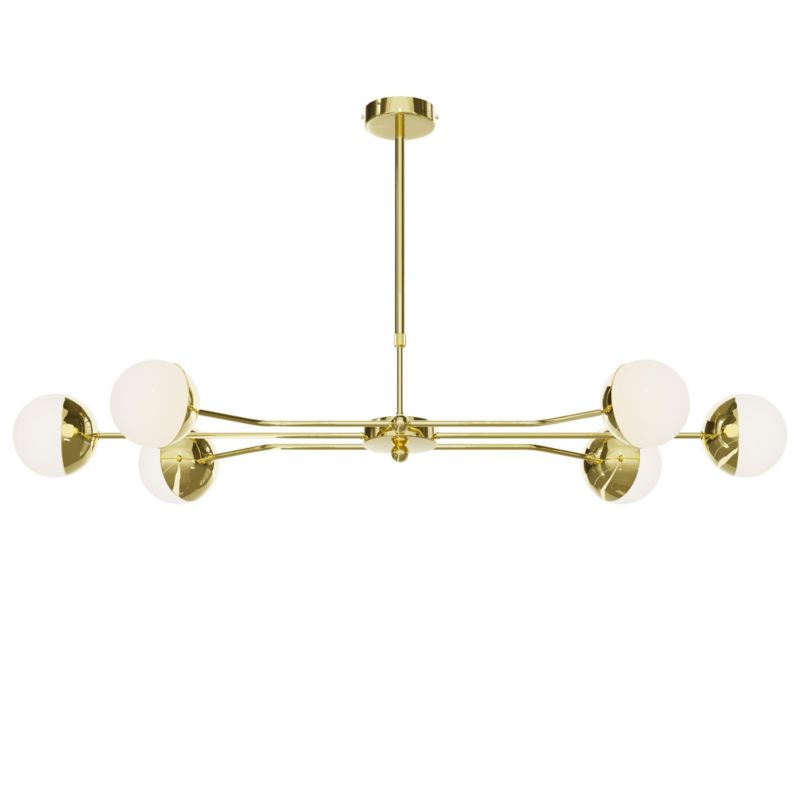 Lampa sufitowa Jupiter TRENTO złoto-biała 6xG9x8W IP20 - 1 szt