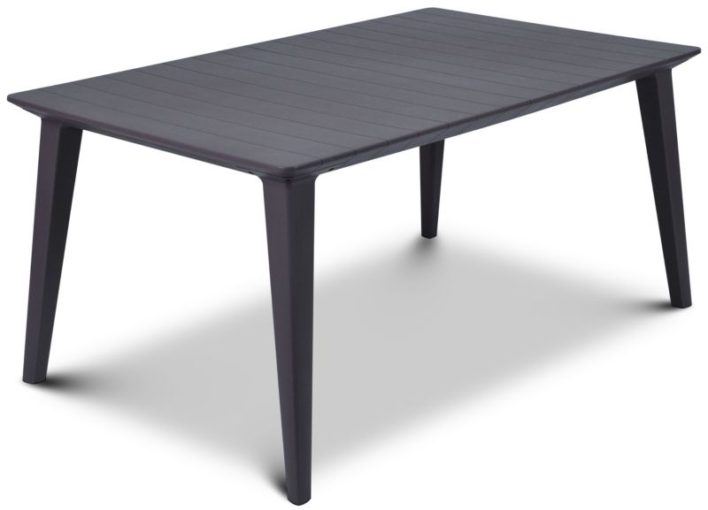 Stół ogrodowy Keter Lima 157x98x74cm dla 6 osób Grafitowy 1 szt.