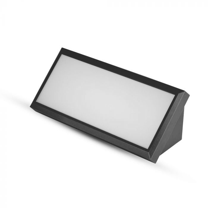 Kinkiet ścienny zewnętrzny V-TAC czarny LED 12W 6400K 1250lm IP65 wym: 12 x 26,5 x 8,1 cm tworzywo sztuczne - 1 szt.