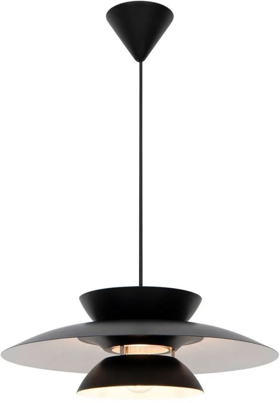 Lampa wisząca Nordlux Carmen czarna metalowa E27 40W IP20 1 szt.
