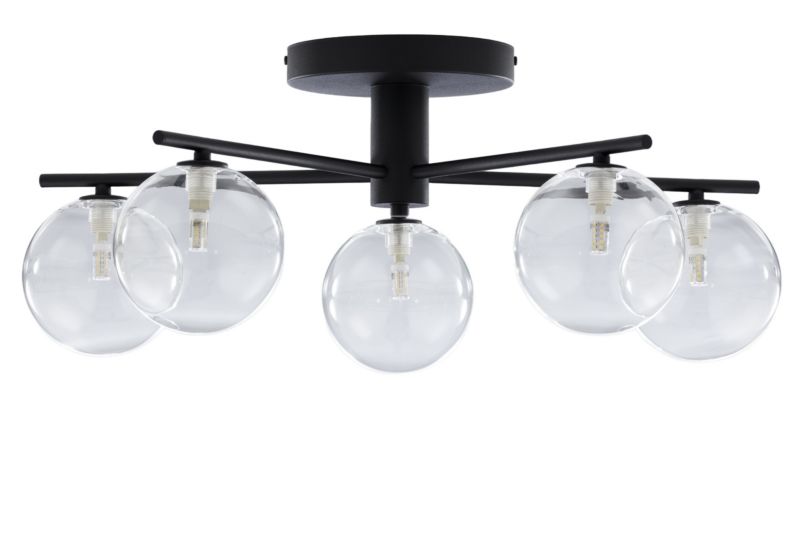 Lampa sufitowa Jupiter PRATO czarna 5xG9x8W IP20 - 1 szt