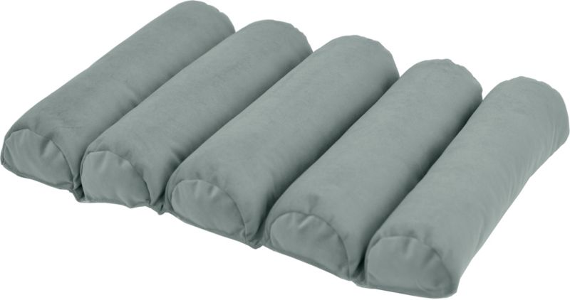 Poduszka wielofunkcyjna dekoracyjna AMPO welur szary 1 szt.