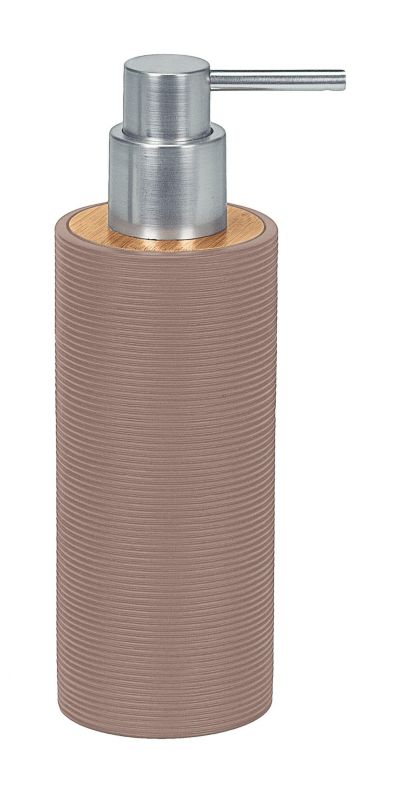 Dozownik do mydła Kleine Wolke Kyoto brązowy drewno bambusowe 300 ml 1 szt.