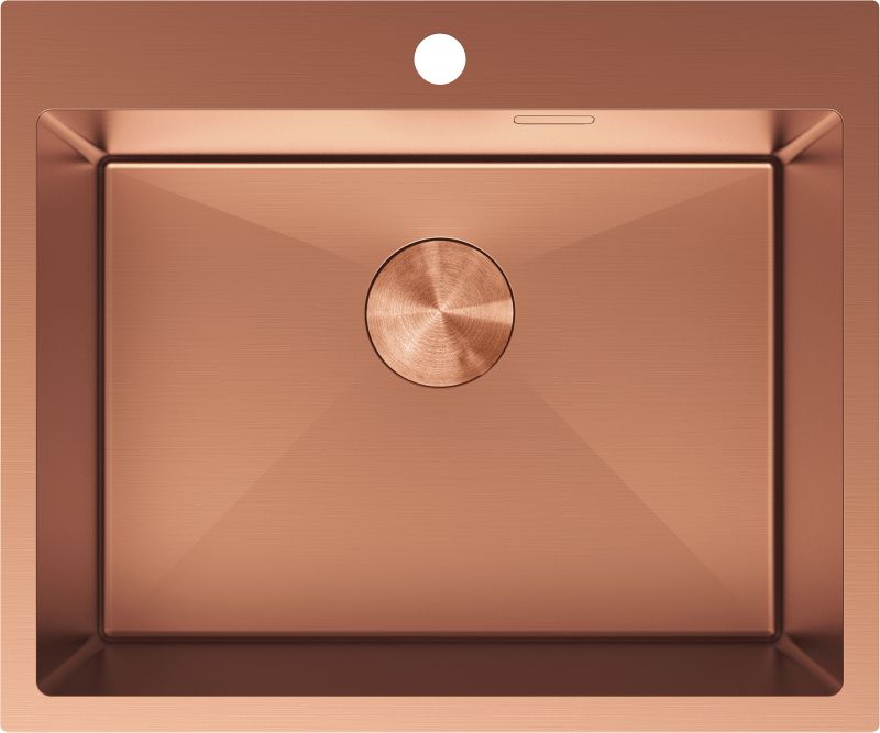 Zlewozmywak jednokomorowy Mexen Solix miedź 600 x 500 mm 1 szt.