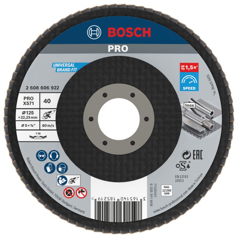 Tarcza listkowa do metalu Bosch PRO 125 mm G40