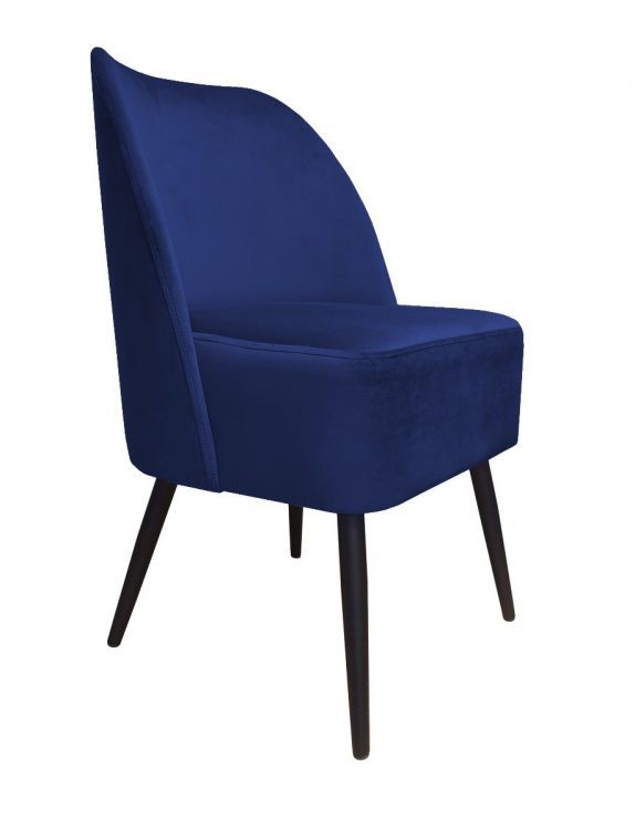 Fotel DUNAJ VELVET granatowy ATOS 1 szt.