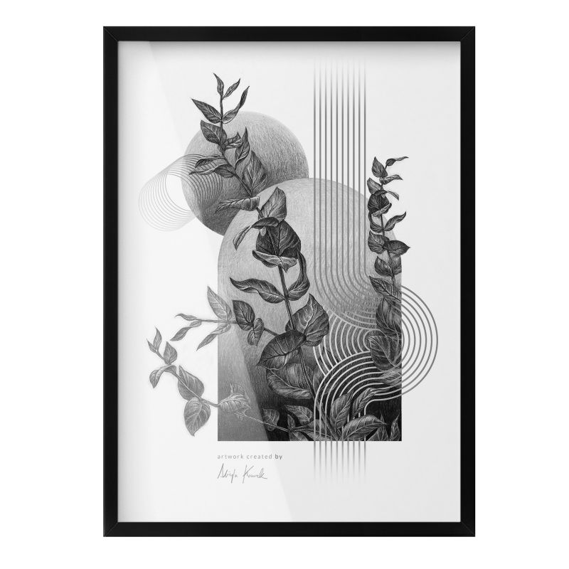 Ekologiczna Ramka Na Plakat ArtPrintCave 50x70 cm Czarna ramka Stylowa 1szt.