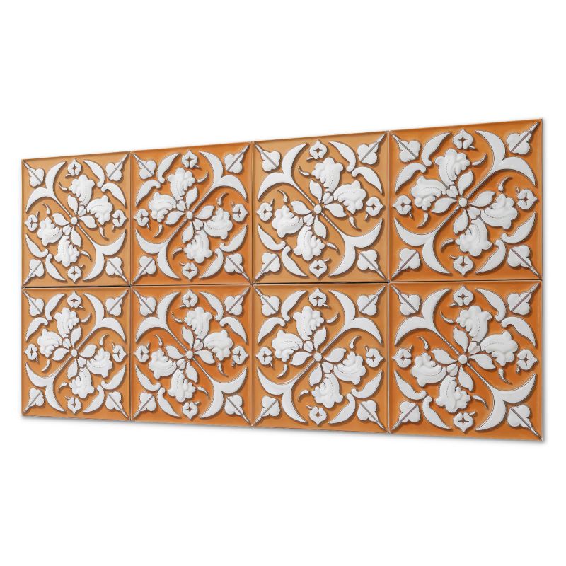 Winylowy Panel Z Grafiką ArtPrintCave 120x60 cm Wzór z kwiatowymi motywami 1 szt.