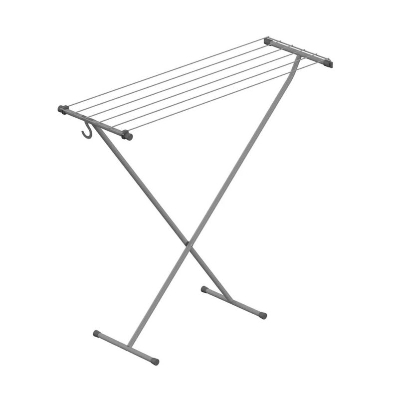 Suszarka na pranie RORETS Compact mała z haczykiem do powieszenia Space Grey 1 szt.