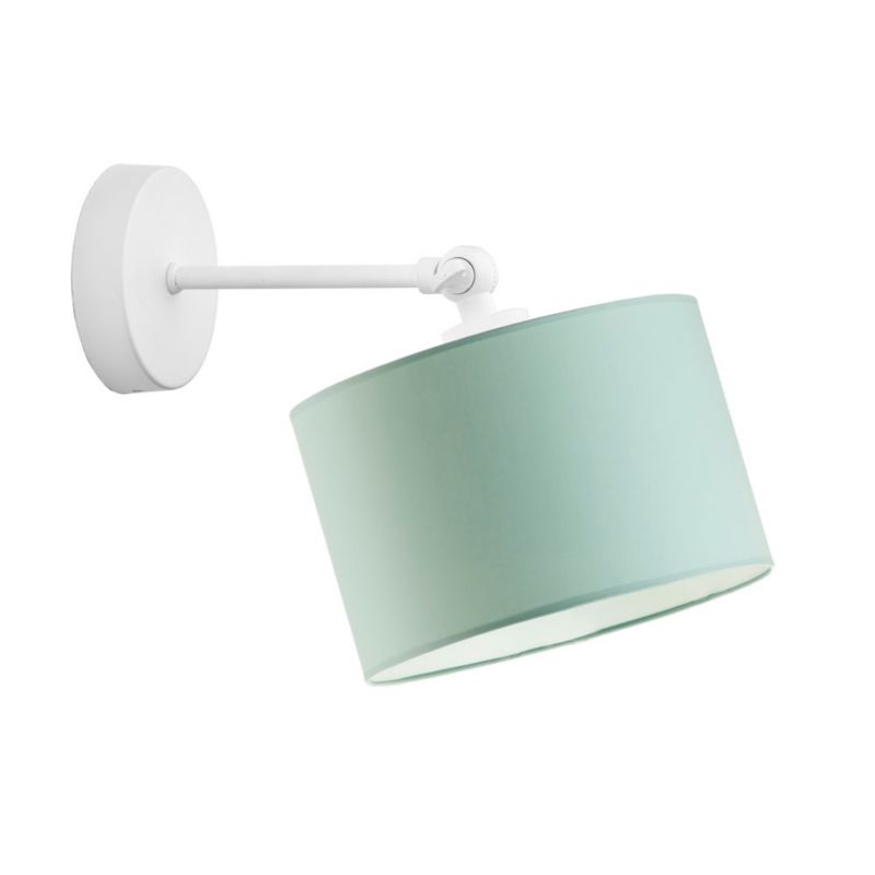 Kinkiet Volta Light Factory Loko Biały/Miętowy Abażur 1xE27 1szt.