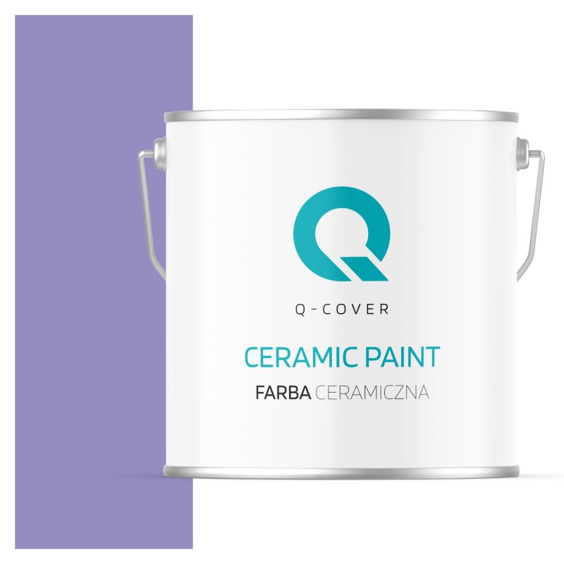 Farba Ceramiczna Do Ścian i Sufitów Q-Cover Lawendowy H2629 Głęboki Mat 5L