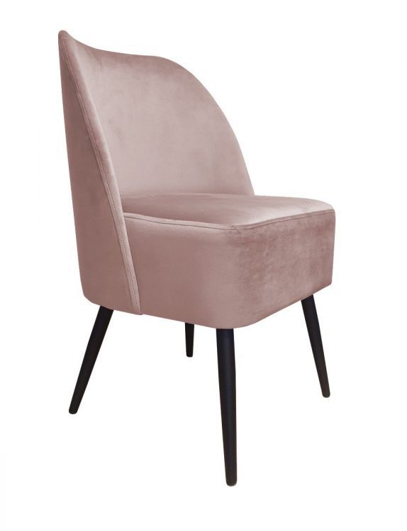 Fotel DUNAJ VELVET różowy ATOS 1 szt.