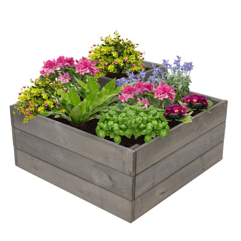 Donica narożna do uprawy MODO24 drewniana 36x60x60 cm 1 szt.