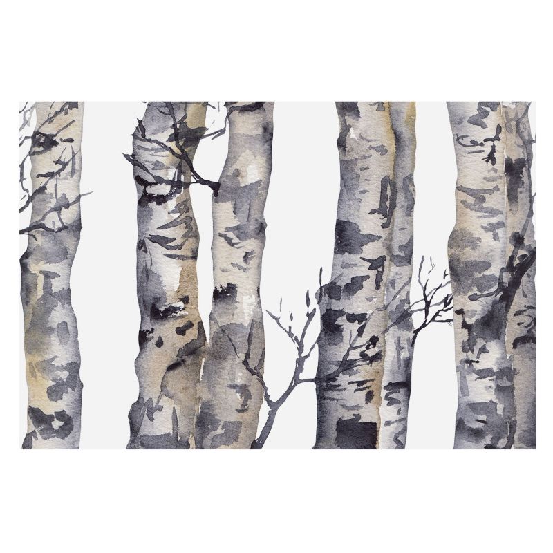 Tapeta Flizelinowa Matowa Ekologiczna Wallfluent 104x70 cm Osikowy las Dla Miłośników Natury I Spokoju 1 szt.