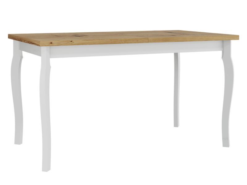 Stół rozkładany MIRJAN 24 Alba V 80x140/180 dąb artisan + biały 1 szt
