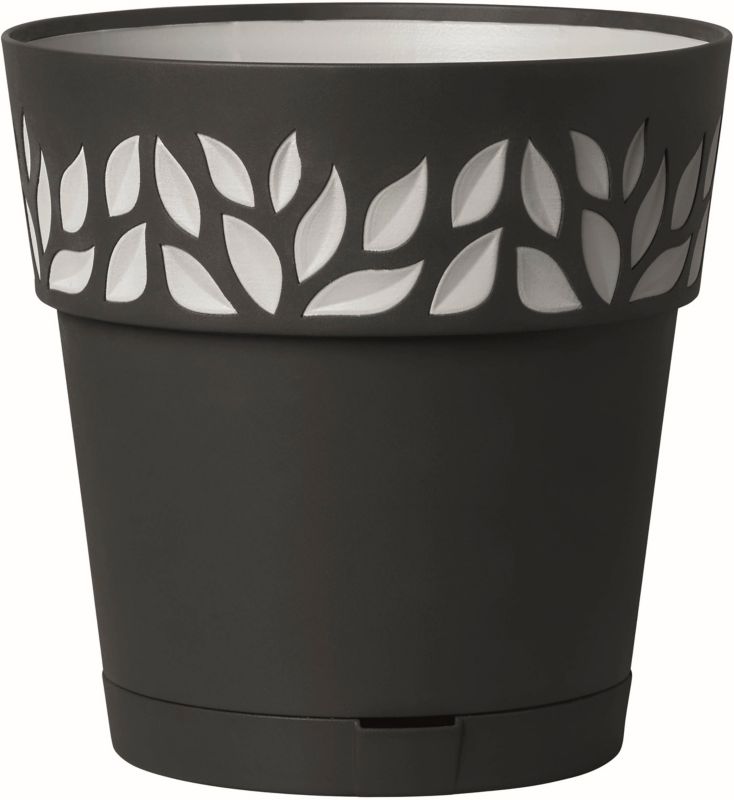 Donica z podstawką Cloe 30 cm antracyt