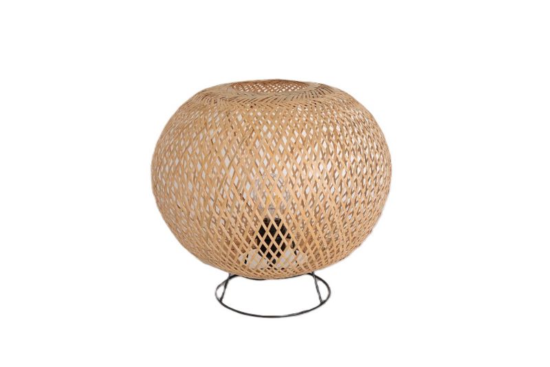 Lampa Boho Bitavia Kobi Abażur Naturalna dekoracyjna E27 1szt.