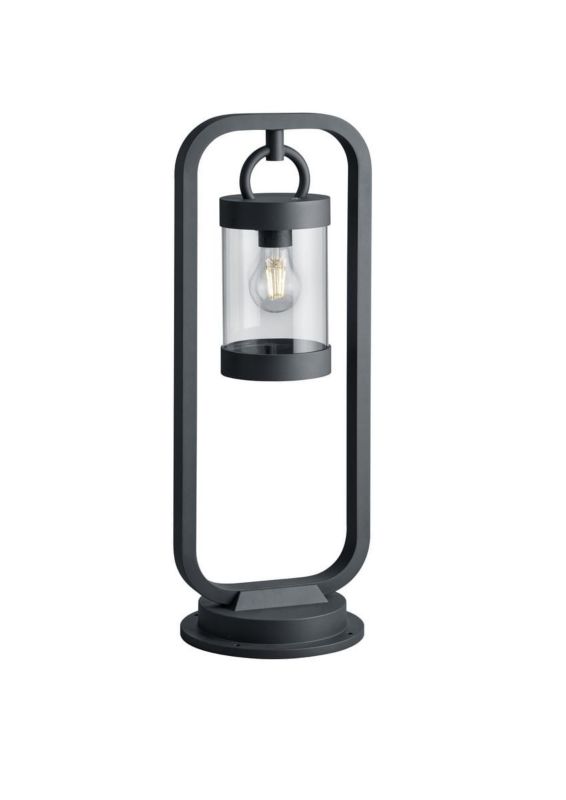 Lampa ogrodowa stojąca Trio Sambesi antracytowo-biała czujnik 1 x E27 x 28W IP44 wym: 60 x 23 x 21 cm - 1 szt.