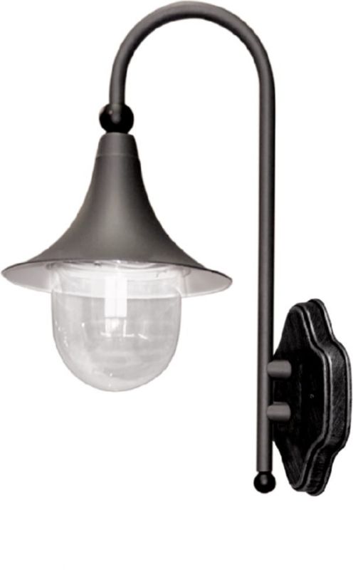 Kinkiet ścienny zewnętrzny Kaja Boston czarny 1 x E27 x 60W IP44 wym: 52 x 26 x 37 cm - 1 szt.