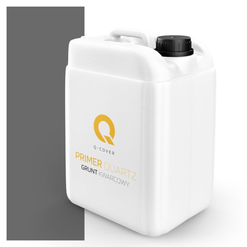 Grunt Kwarcowy pod Tynk Mozaikowy Q-Cover Szary ciemny M42 7.5KG