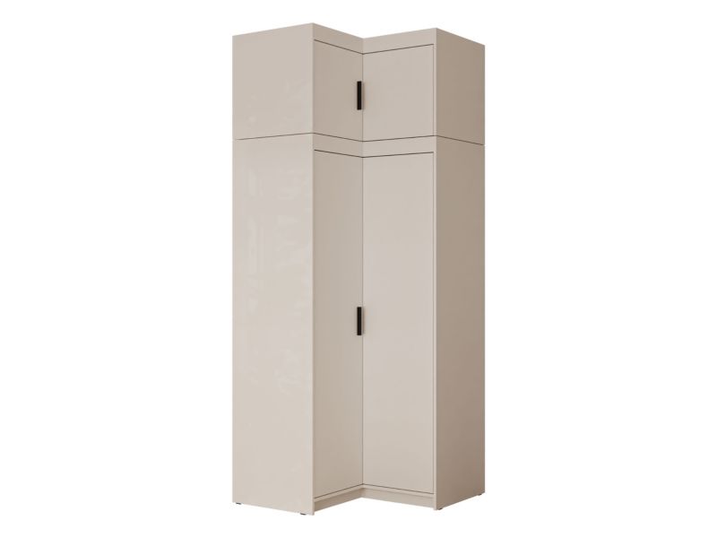Szafa MIRJAN 24 narożna Elena 2D + nadstawka beż piaskowy 1 szt.