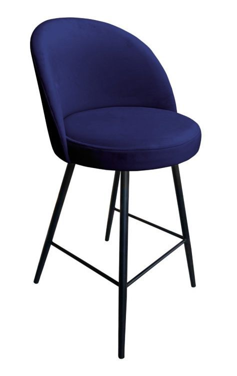 Hoker niski TANEW VELVET granatowy ATOS 1 szt.