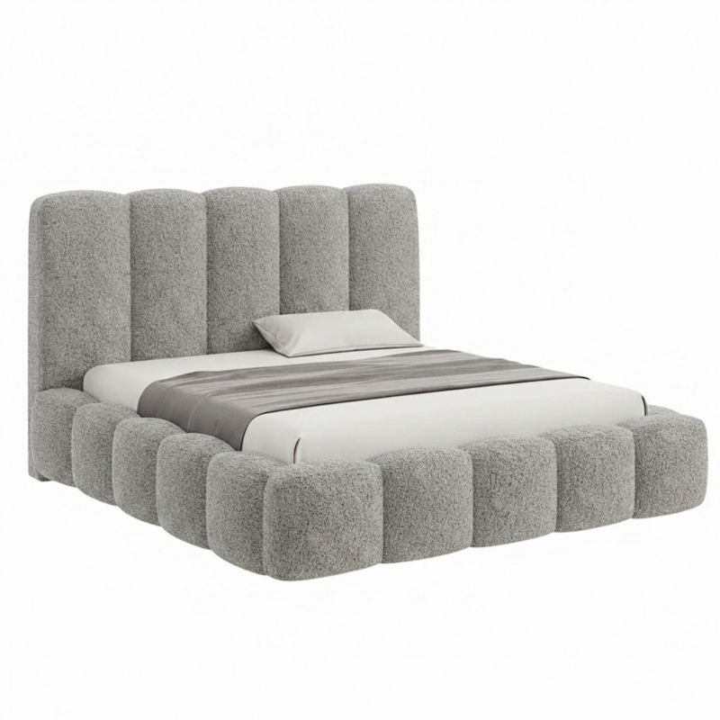 Łóżko Tapicerowane MONARCH 180x200 Stelaż Pojemnik Na Pościel Loop 17 1 szt.