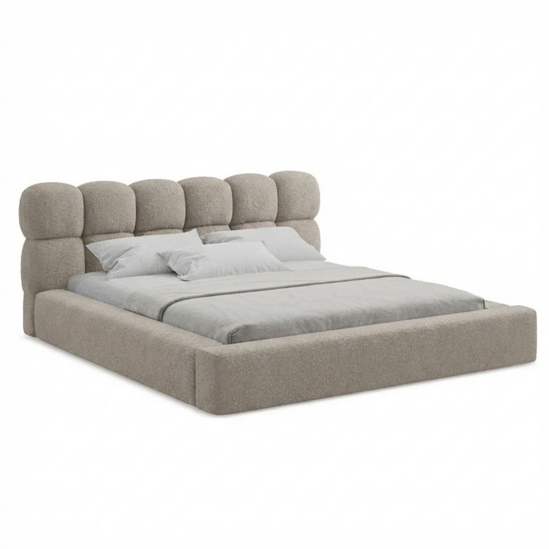 Łóżko Tapicerowane LUSSO 140x200 Stelaż Pojemnik Na Pościel Abriamo 03 1 szt.
