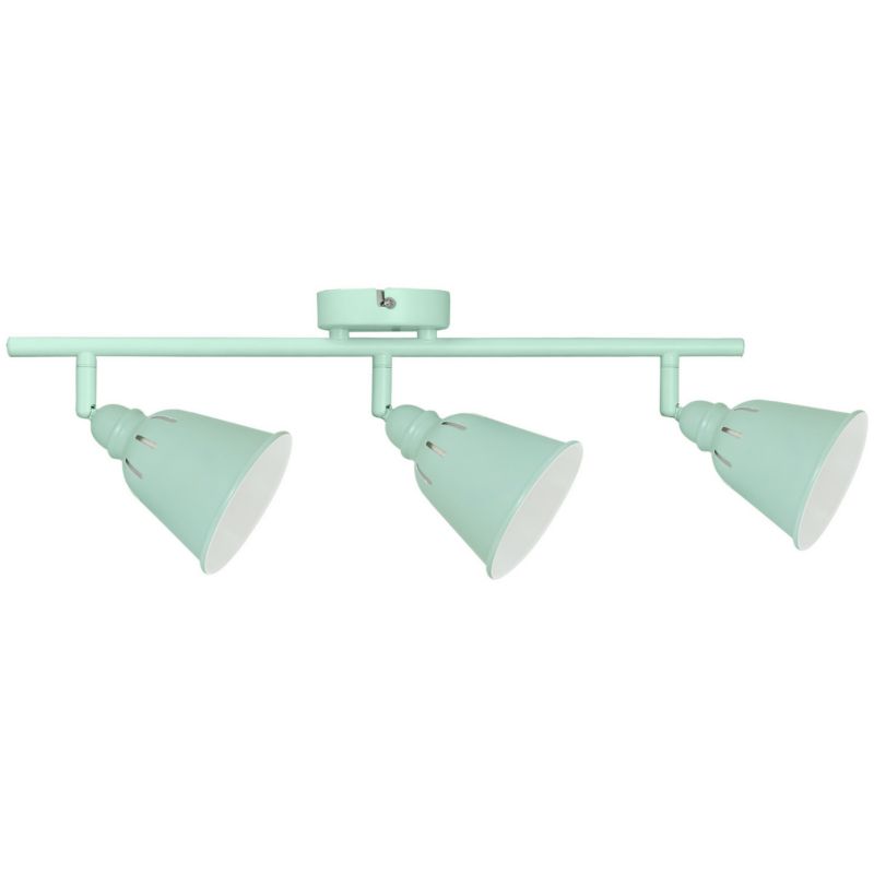 Lampa sufitowa Polux Fiona miętowo-biała 3 x E14 x 8W wym: 18,5 x 57 x 10 cm - 1 szt.