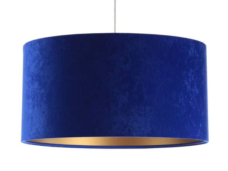 Lampa Bps Koncept wisząca HOME 60 niebieska/złota 1 szt