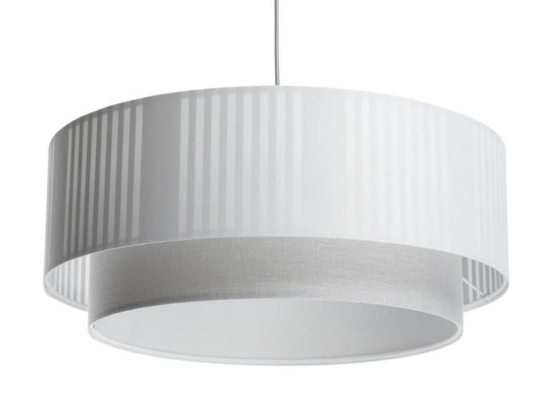 Lampa Bps Koncept wisząca DUO LAMI LINE 40x16 biała 1 szt