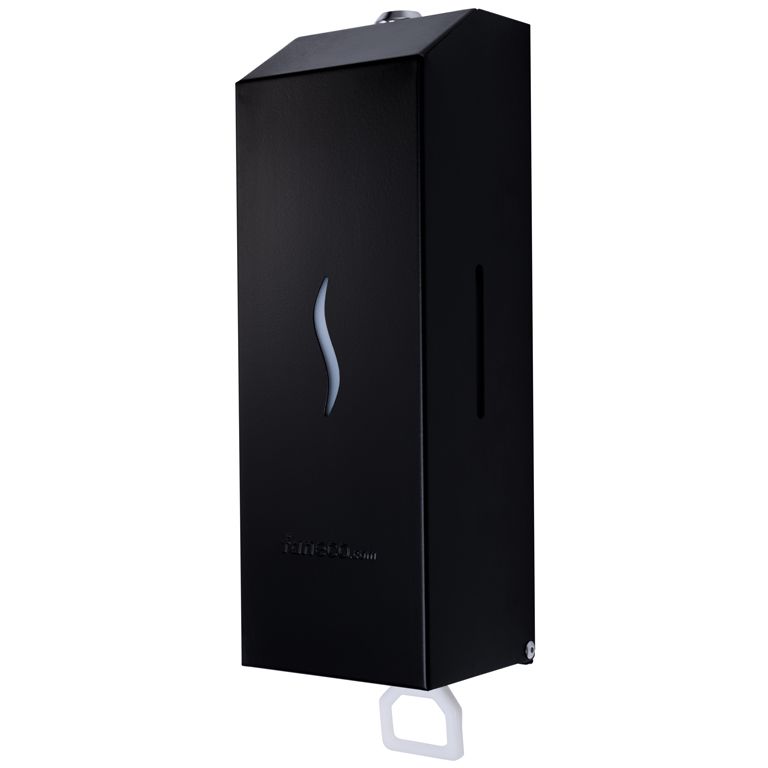 Dozownik do mydła Faneco Hit 1000 ml czarny stal nierdzewna ścienny 1 szt.