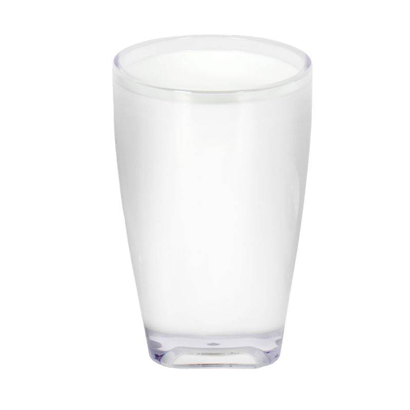 Kubek łazienkowy Rodeno biały akrylowy 1 szt.