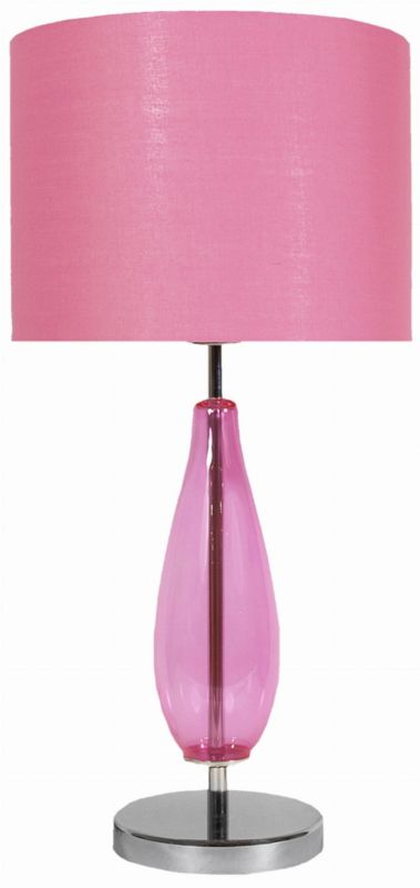 Lampka stołowa Candellux Marrone różowa 1 x E27 x 60W IP20 wym: 60 x 30 x 30 cm metal - 1 szt.