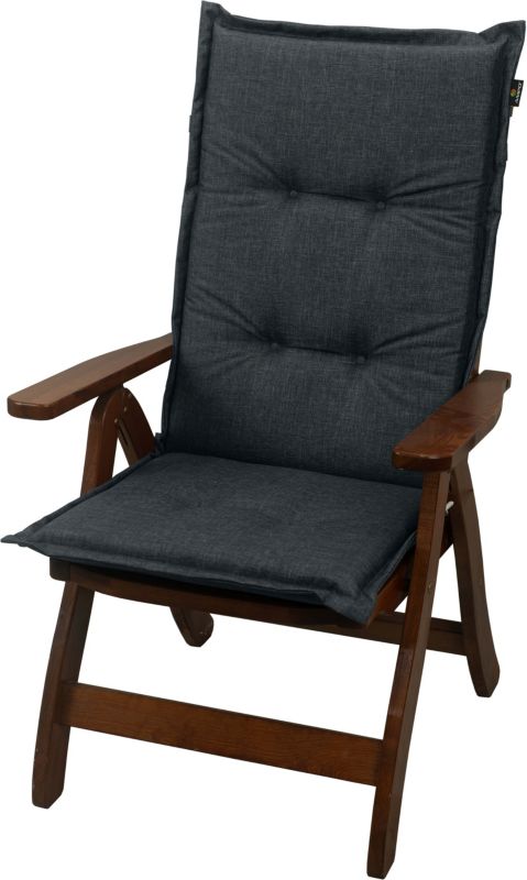 Poduszka na fotel krzesło ogrodowe AMPO granatowy 1 szt.