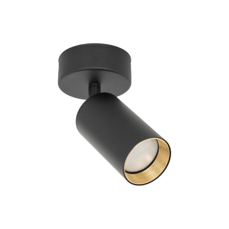 Kinkiet TK-Lighting Amis czarny spot z wymiennymi pierścieniami - 1 szt.