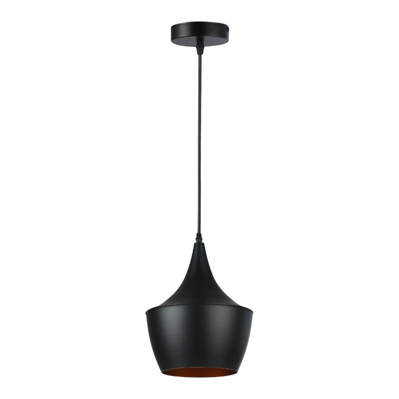Lampa wisząca, 1 x E27, DPM, czarny, 1szt