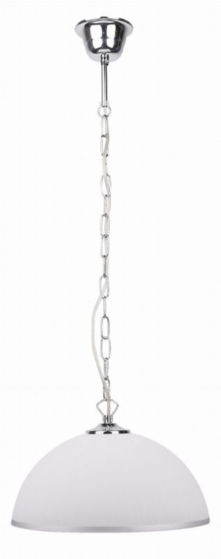 Lampa wisząca Candellux Sugar 7745 chromowana-biała nad stół 1xE27 x 60W 1 szt.