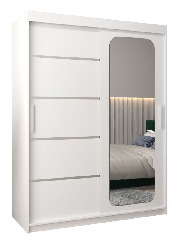 Szafa przesuwna Garderoba Abiks PROMO V2 150 biały/biały 1 szt.